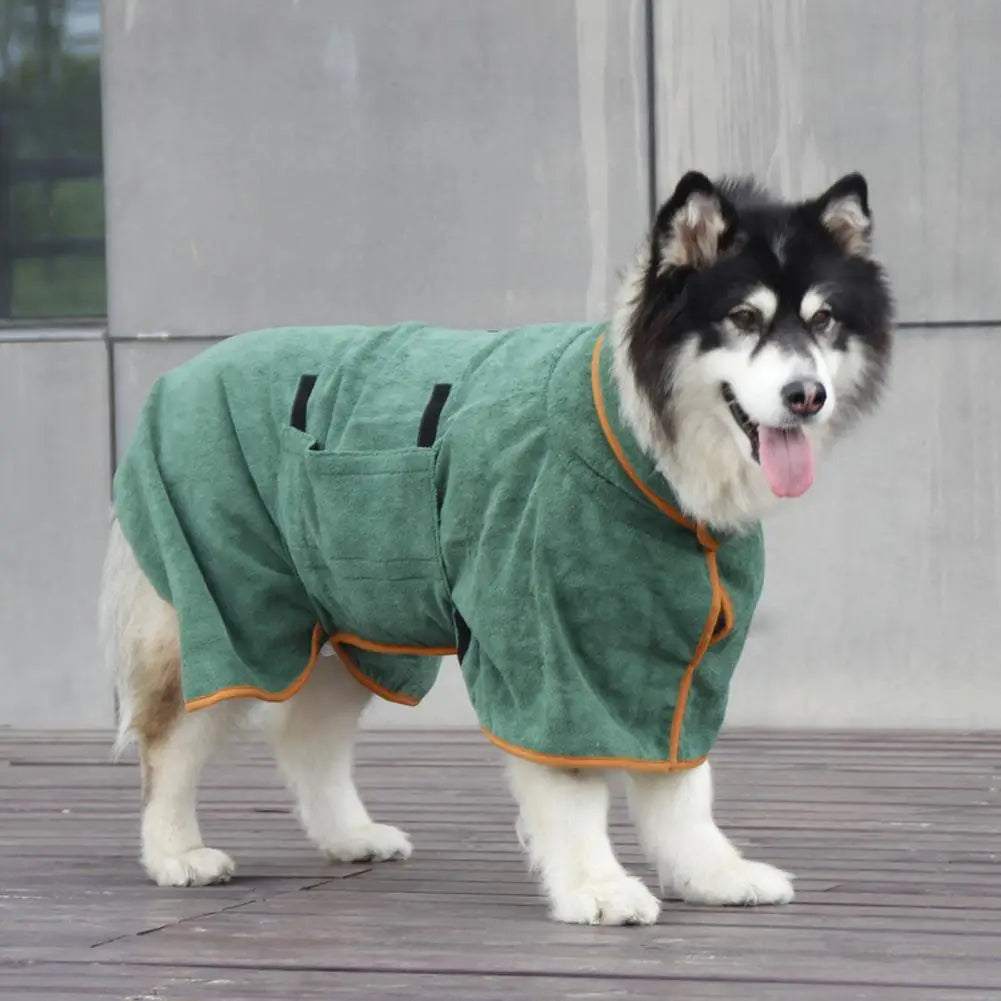 Dog Bathrobe Towel